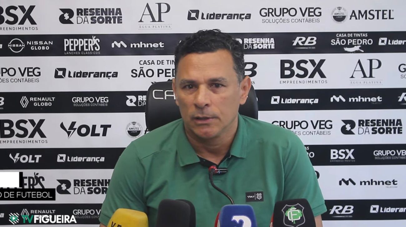 O gerente de futebol do Figueirense, Túlio Guerreiro, concedeu entrevista coletiva na manhã de terça (1) no CFT