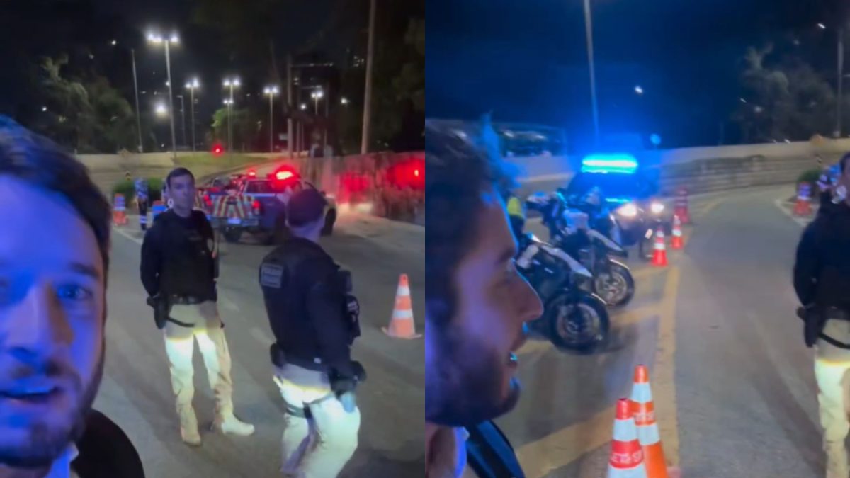 VÍDEO: Empresário grava bloqueio no casamento do filho de Moraes e tem celular derrubado