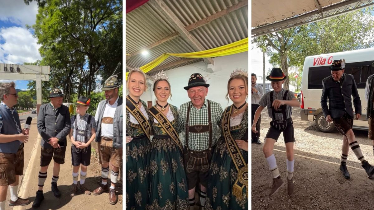 Luciano Hang visita Oktoberfest mais antiga do Brasil, dança música alemã e defende tradição nas escolas em SC: ‘Cidade de primeiro mundo’