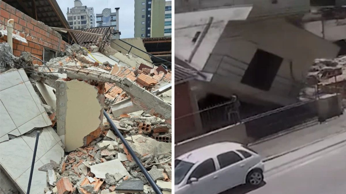 Após casa de idosos desabar ao lado de obra em praia de SC, construtora negocia compra de imóvel atingido e oferece preço acima do mercado: ‘Proposta muito boa’