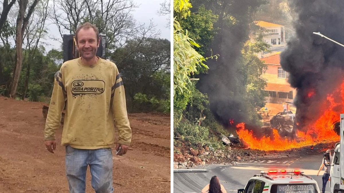 Identificado motorista que morreu após carreta sem freio atingir veículos e provocar incêndio em SC