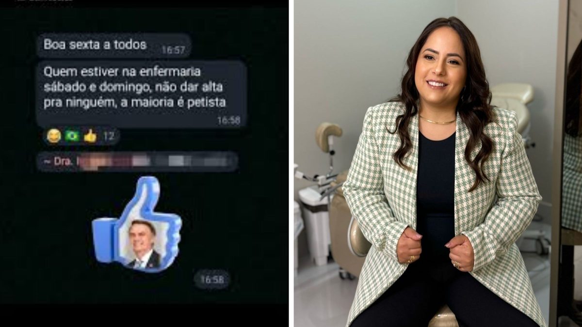 Médica é afastada após pedir que colegas não deem alta a pacientes ‘petistas’ em fim de semana de eleição