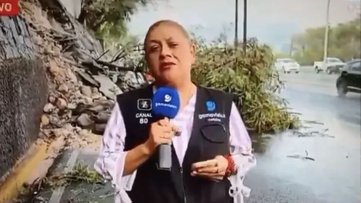 Repórter é atropelada ao vivo junto com cinegrafista após caminhonete derrapar em pista molhada