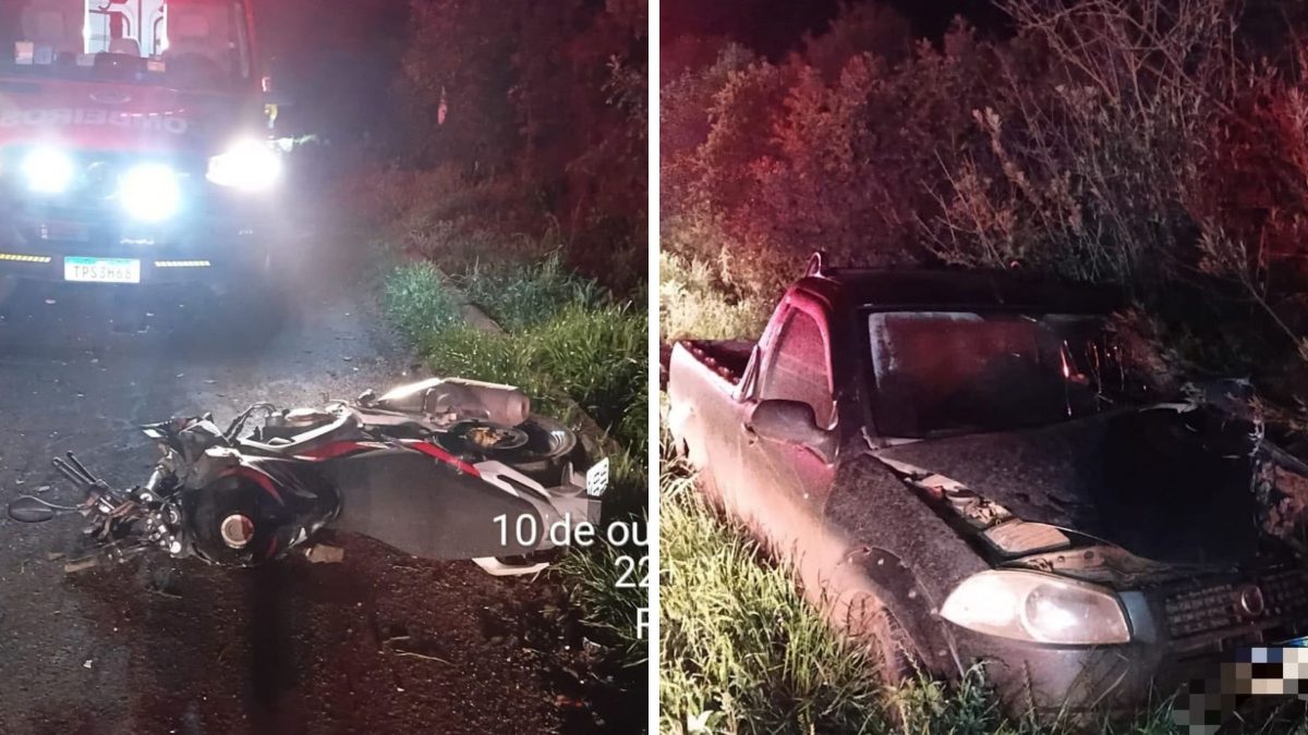 Motociclista morre e motorista foge sem prestar socorro após grave acidente na BR-470, em SC