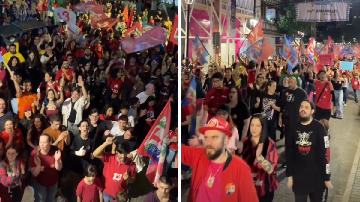 ‘Tem mais gente com Lula do que na Oktoberfest’, escreve Décio Lima (PT) em tom descontraído sobre ato em Blumenau nesta sexta