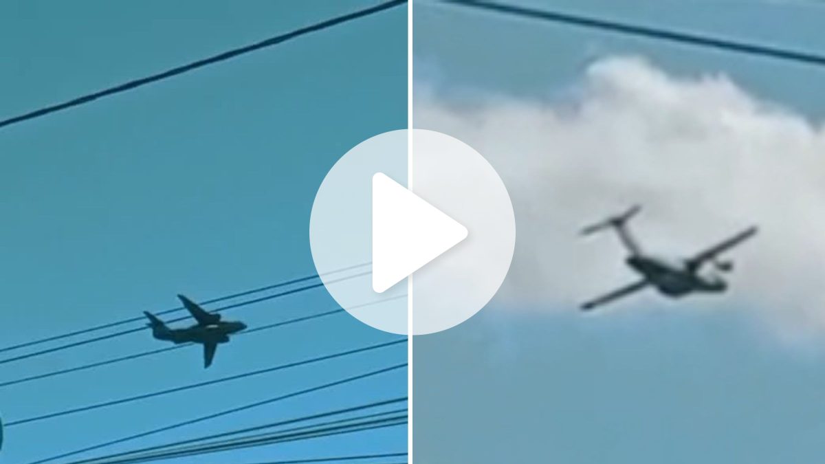 Voo baixo de avião da FAB assusta moradores em região de praia na Grande Florianópolis; Força Aérea confirma motivo