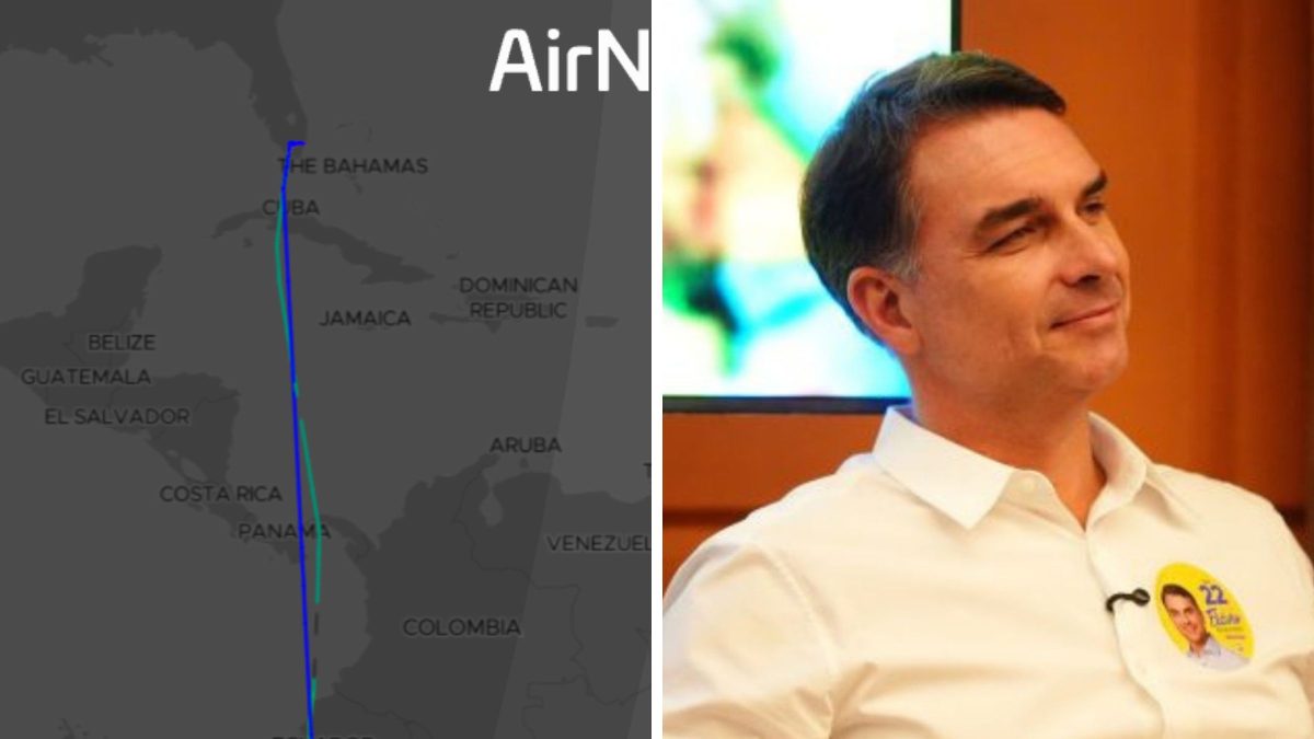 Avião em que estaria Flávio Bolsonaro pousa nos Estados Unidos após sair da Argentina