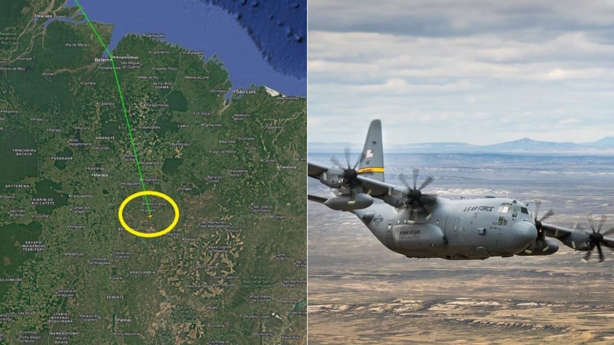 O que se sabe sobre avião militar dos EUA que percorreu 4,3 mil km e pousou no Brasil pós voo de 8 horas