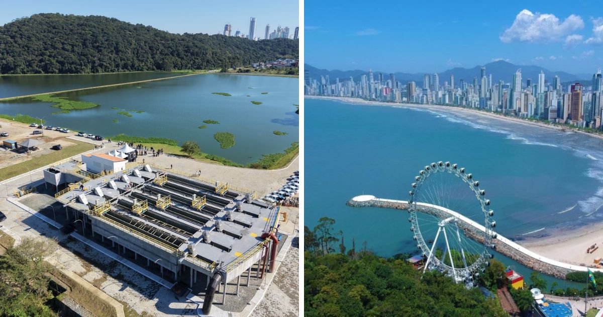 Balneário Camboriú entra no top 3 do Brasil em fornecimento de água e tratamento de esgoto e lidera no Sul