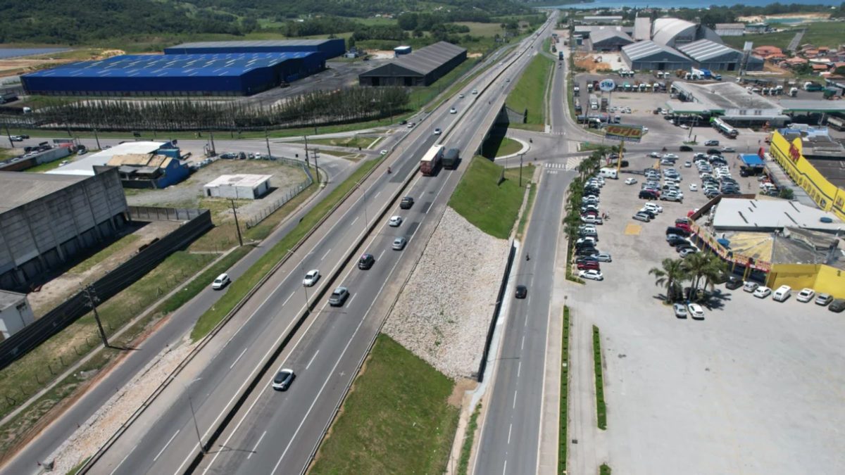 Trecho da BR-101 em SC será interditado para obras na Capital Nacional da Baleia-franca nesta quinta-feira (29); saiba qual o cronograma de interdição