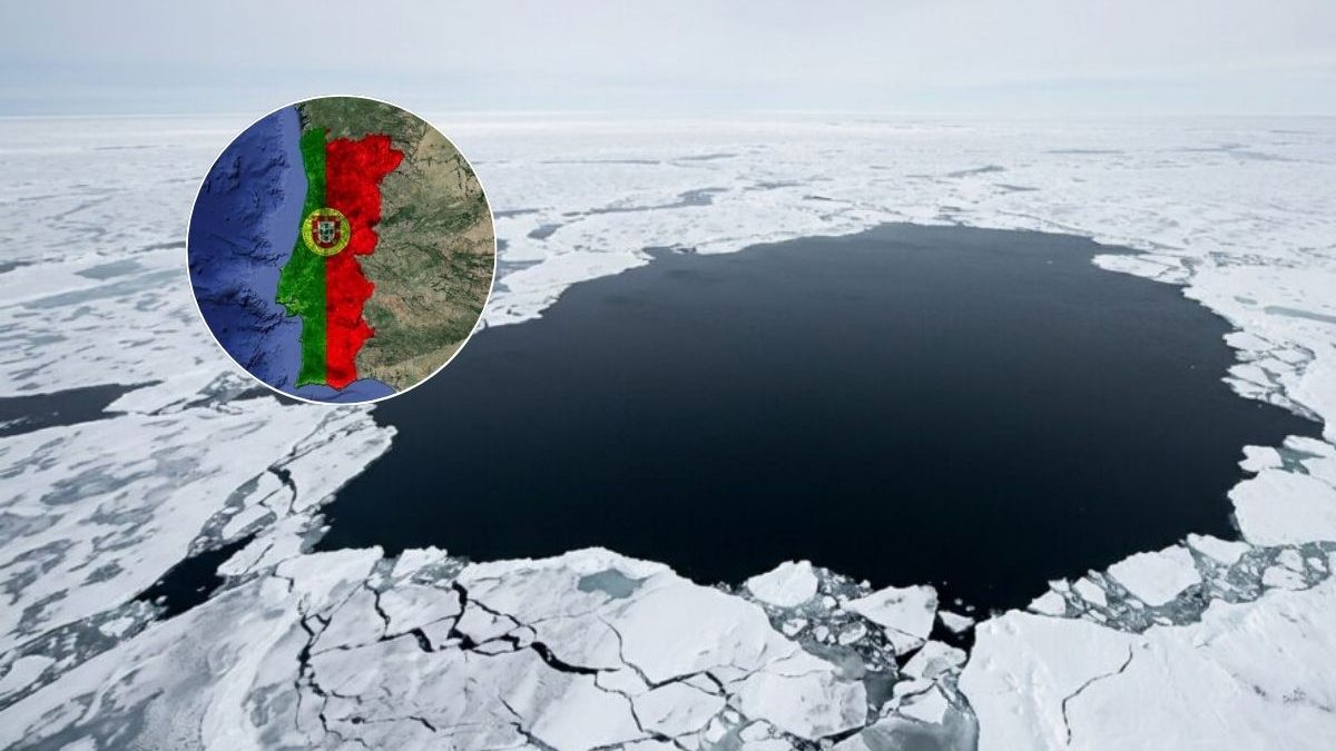 Gelo se abre ao meio, buraco do tamanho de Portugal surge na Antártida e intriga cientistas durante o inverno
