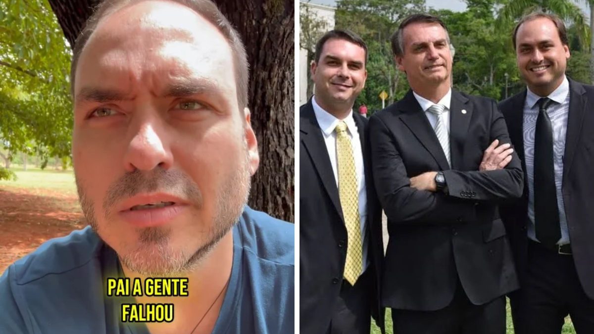 Após fuga de Flávio para os EUA, Carlos visita Jair Bolsonaro e faz forte desabafo nas redes sociais: ‘A gente falhou’