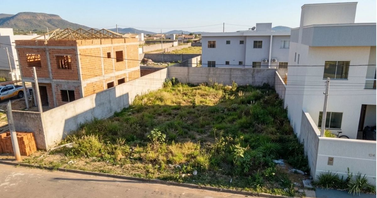 Casal compra terreno, manda construir casa de 64m² e no fim da obra descobre que residência foi erguida no lote do vizinho