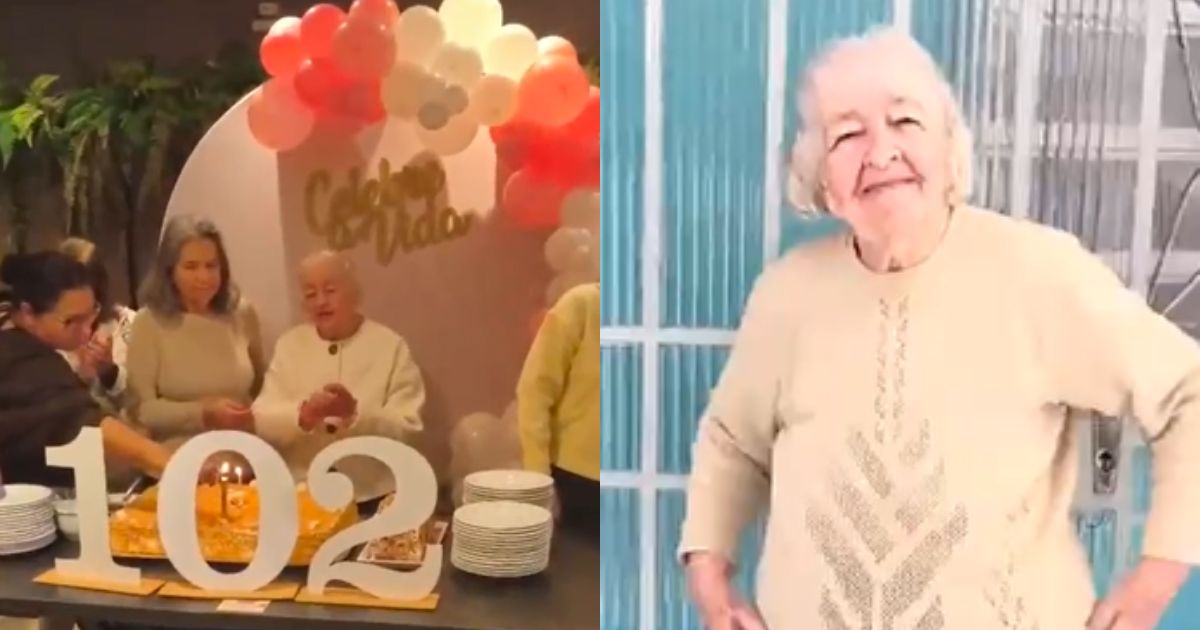 Aos 102 anos, centenária de Itajaí surpreende pela disposição, faz a própria comida e mantém autonomia no dia a dia em família de quatro gerações