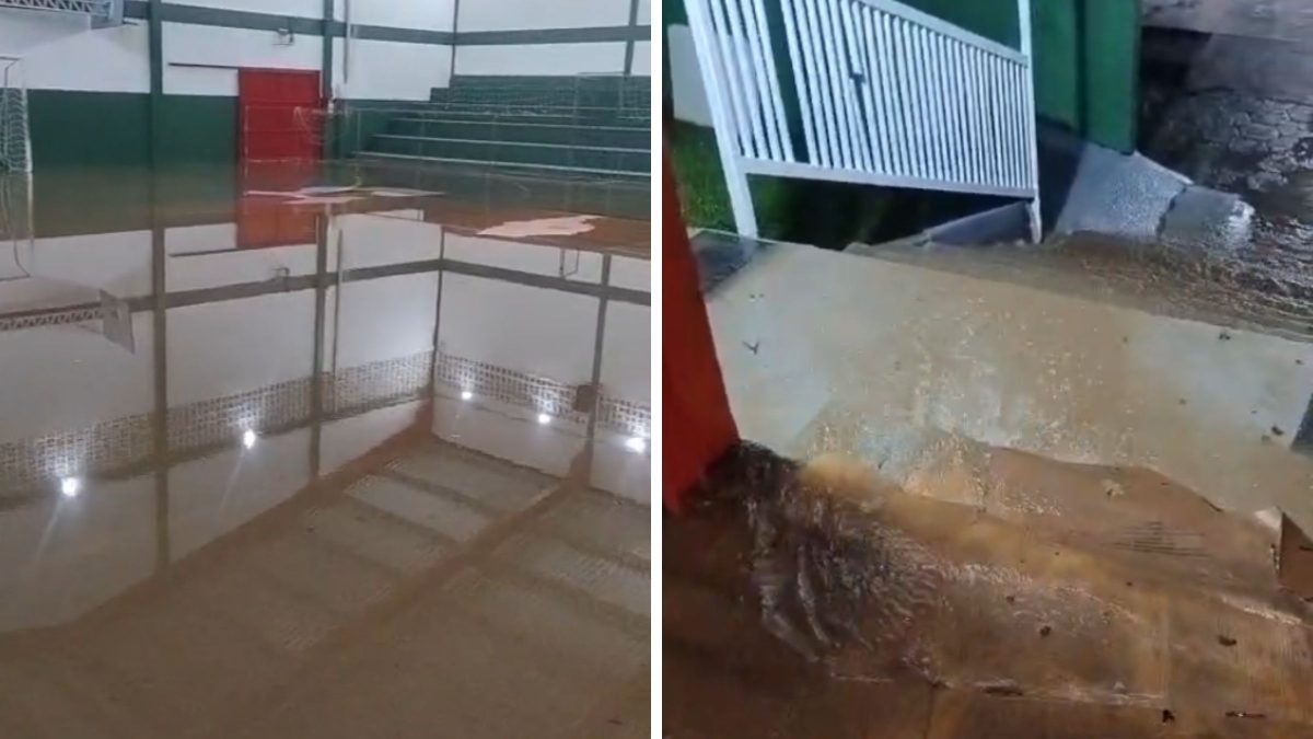 Quedas de barreira e alagamentos são registrados após 60 milímetros de chuva caírem em apenas 12 horas em cidade catarinense