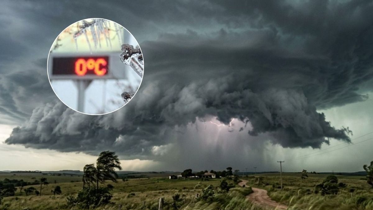 Novo ciclone e massa de ar frio já têm data para trazer temporais e queda de temperatura no Brasil; veja as áreas afetadas