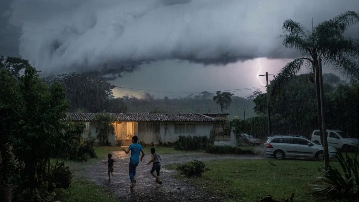 Ciclone ameaça o feriado do Dia das Crianças com temporais de até 200 mm no Sul, mas parte do Brasil terá calor de 44°C