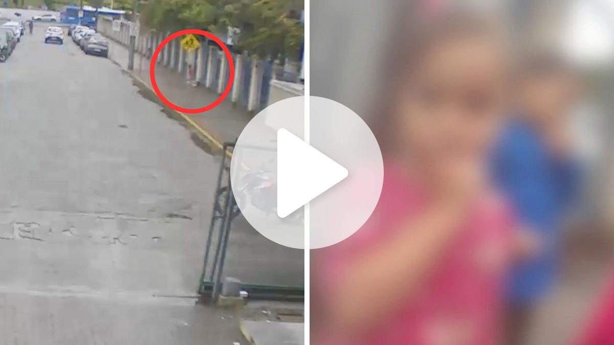 Vídeo mostra criança de 3 anos fugindo pelo portão da frente de creche e indo em direção à avenida movimentada de Florianópolis