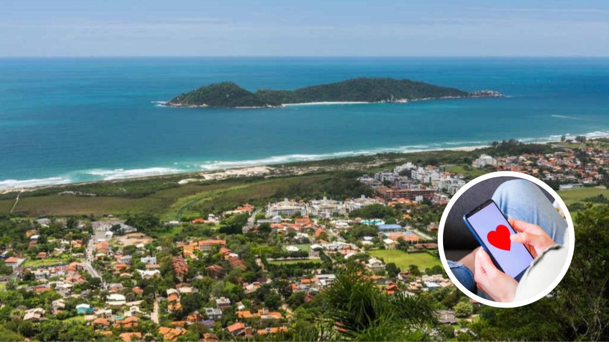 Bairro com praia paradisíaca em SC é o melhor para achar um crush e 60% dos solteiros dizem que local aproxima paquera
