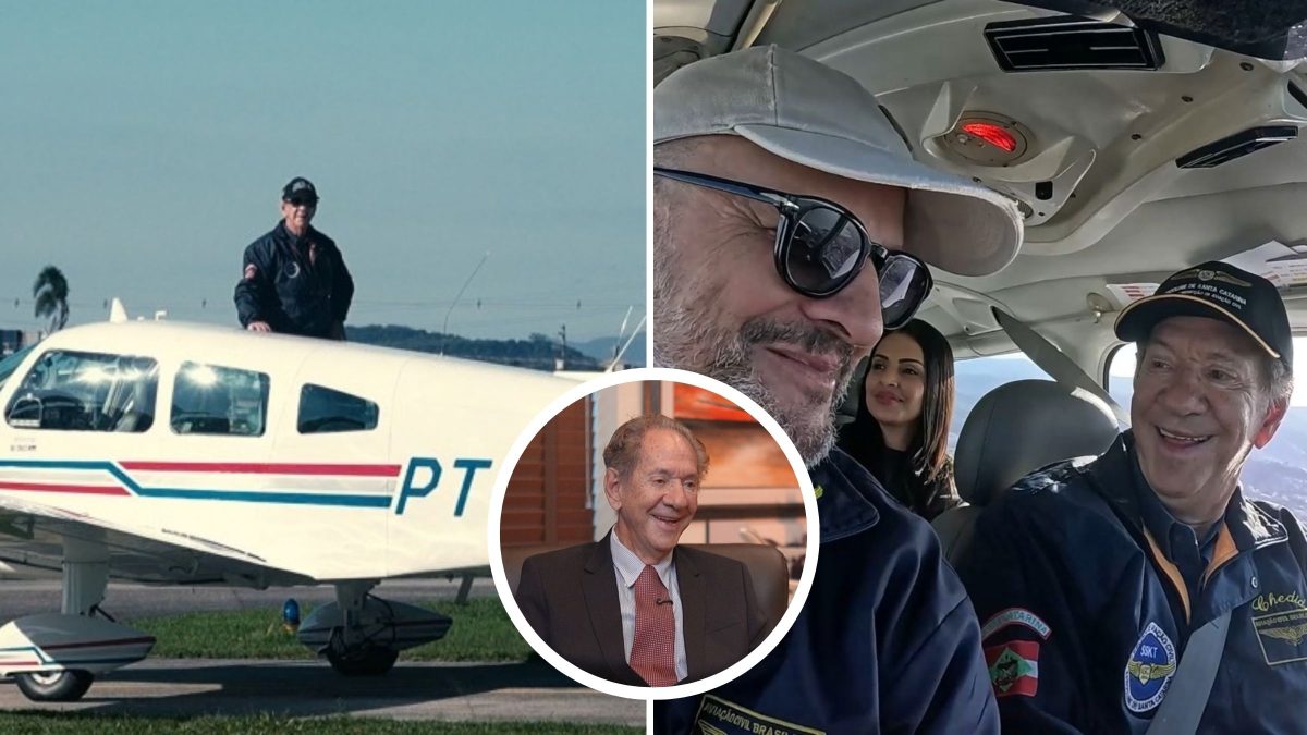 Sonho de infância realizado aos 82 anos, pilotar o próprio avião e viajar até o Alasca de moto: desafiar estereótipos é ‘escolha de vida’ desse idoso em SC