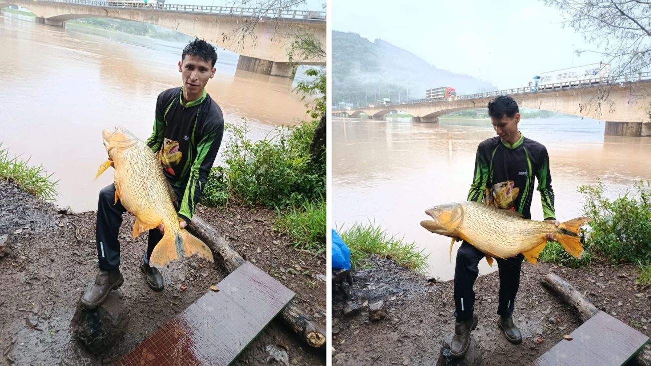 A história de Carlos com a pesca começou muito antes de o vídeo viralizar.Foto: Arquivo pessoal/ND Mais