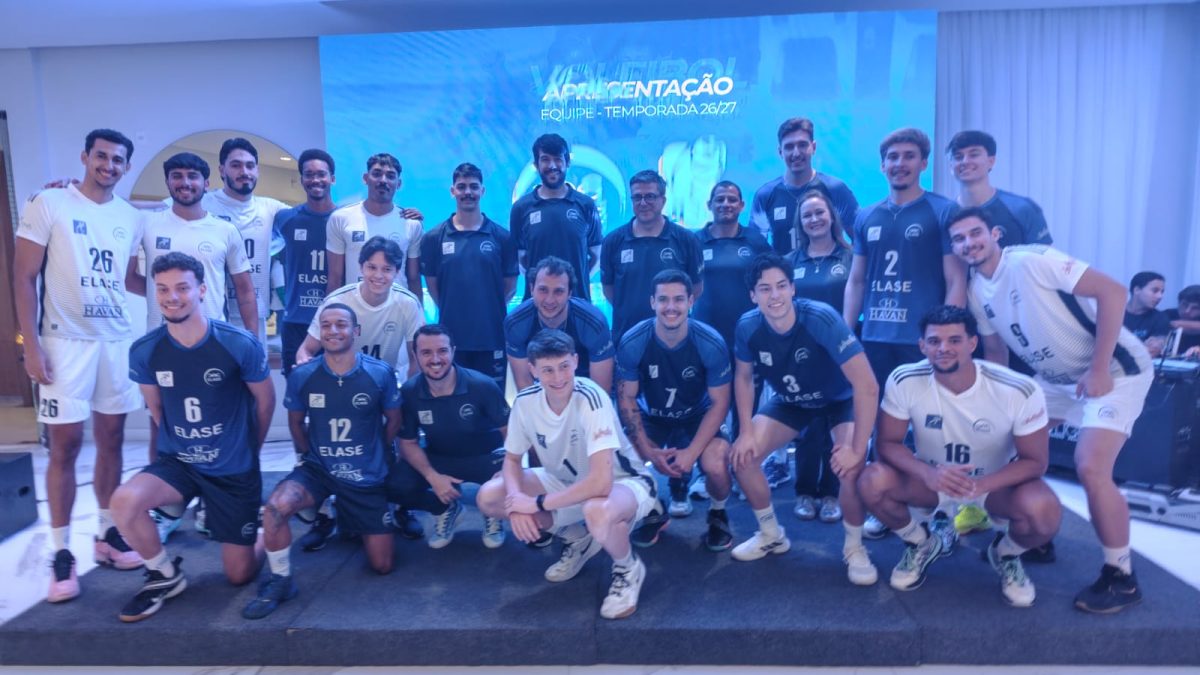 Elase apresenta time para a Superliga B de vôlei masculino