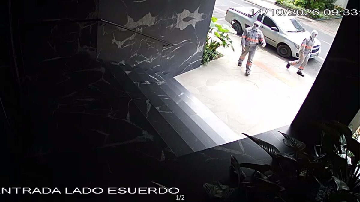 Após boatos de furto em edifício em SC, homem de balaclava que gerou preocupação de moradores é reconhecido como funcionário terceirizado da Celesc