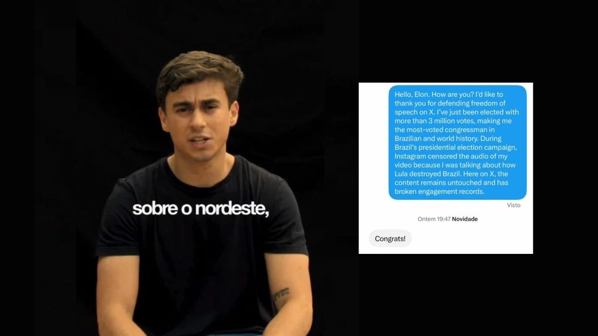 ‘Congrats’: Elon Musk parabeniza Nikolas Ferreira após mensagem de vídeo viral sobre o Nordeste