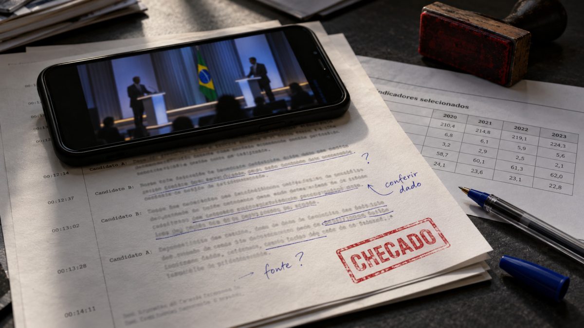 Eleições 2026: por que as TVs não fazem checagem independente ao vivo nos debates?