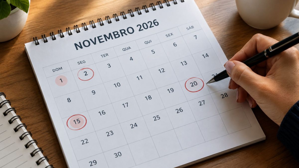 Feriados de novembro têm ‘pegadinha’: saiba quais são as datas e quem ganha folga