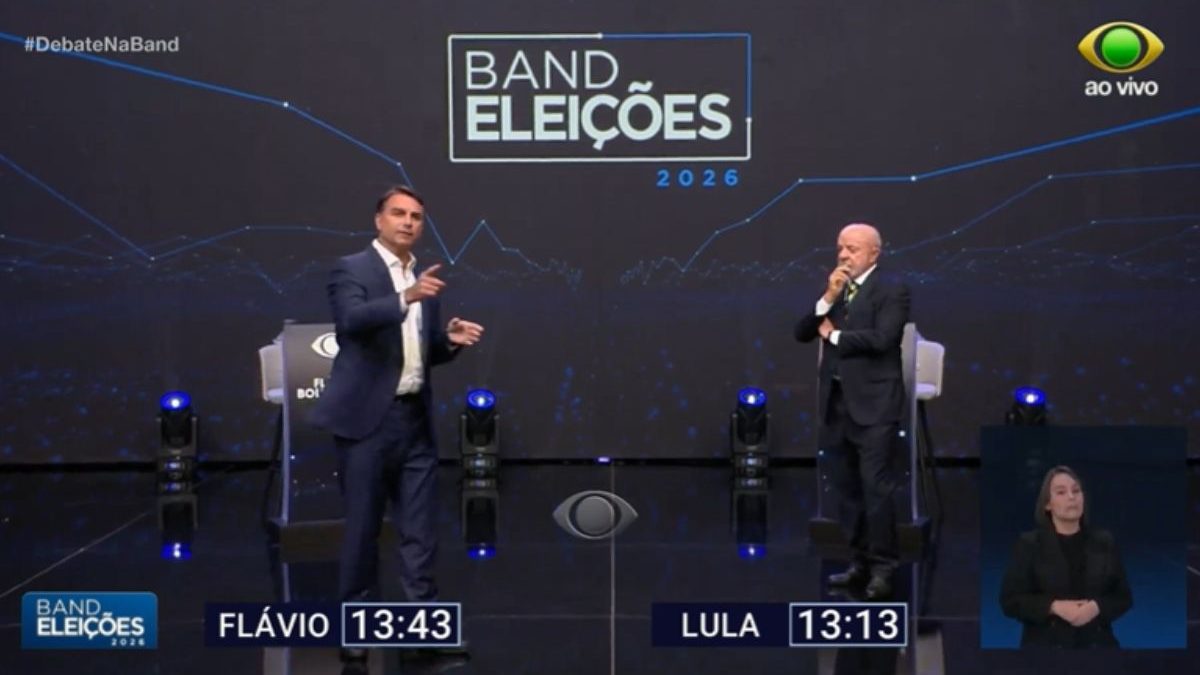 Roberta Luchsinger, Vorcaro, Lulinha e R$ 134 milhões: primeiro bloco do debate vira troca de acusações entre Lula e Flávio