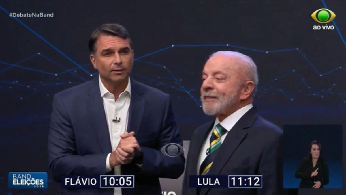 Lula diz que Flávio nunca trabalhou e conhece ônibus ‘por literatura’ durante debate na Band