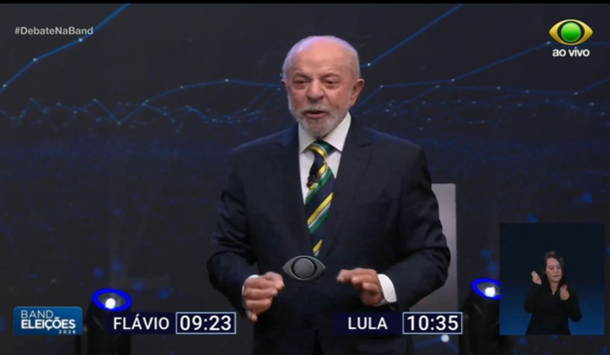 Lula em debate na BandFoto: Band/Reprodução/ND Mais