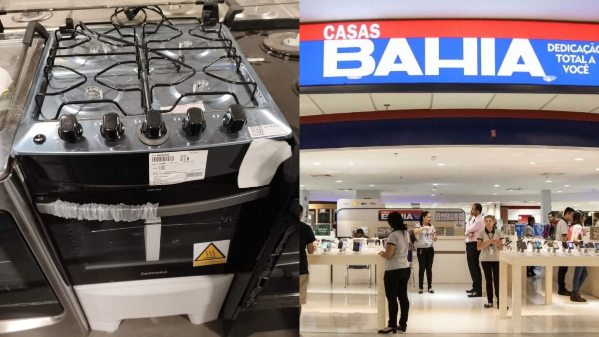 Fogão a partir de R$ 396: leilão das Casas Bahia tem 124 móveis e eletrodomésticos com até 81% de desconto