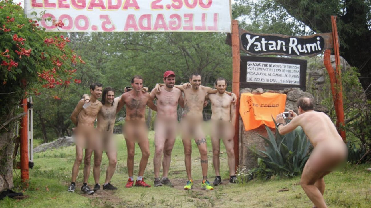 Corrida nudista reúne atletas de diferentes gerações.Foto: Divulgação/Arquivo Jornal Olho Nu/ND Mais