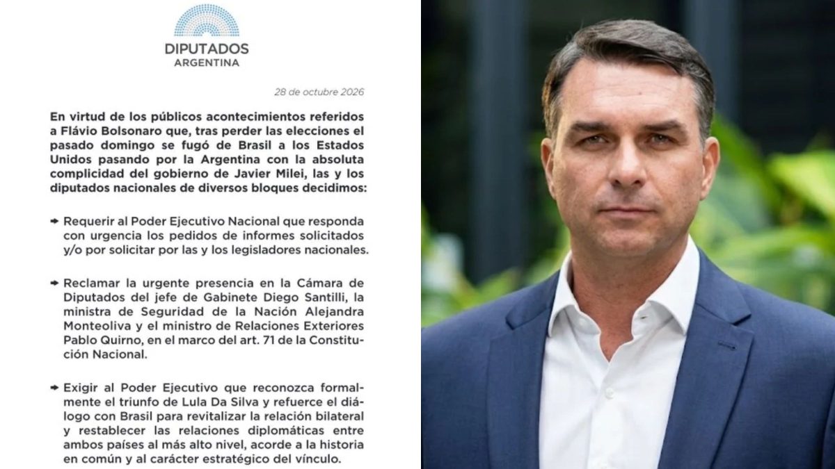 Fuga de Flávio Bolsonaro provoca reação na oposição argentina; deputados acusam ‘total cumplicidade’ do governo Milei e exigem esclarecimentos