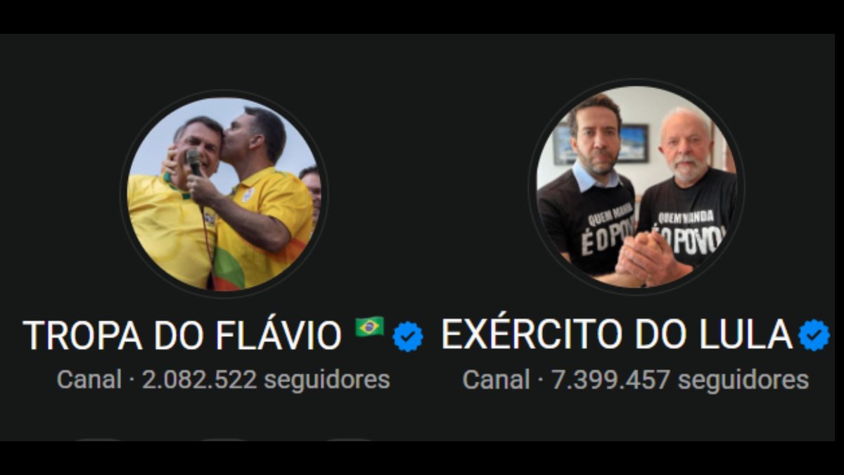 Guerra de hashtags: ‘Tropa do Flávio’ e ‘Exército do Lula’ protagonizam embate pela liderança das buscas nas redes sociais