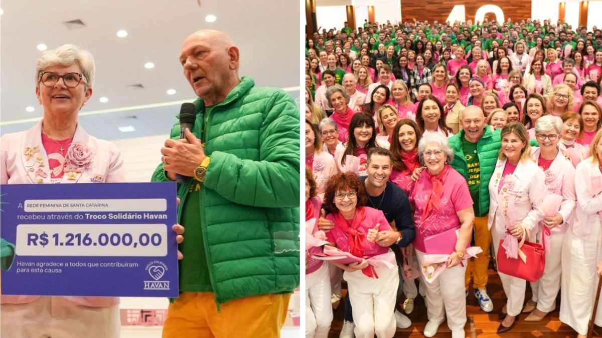 Rede Feminina de Combate ao Câncer recebe aporte de R$ 1,2 milhão da Havan