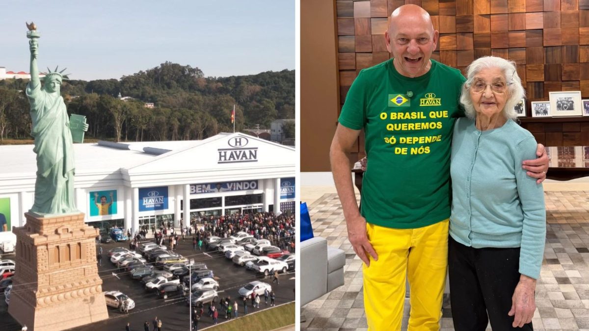 Aos 103 anos, Dona Emília realiza sonho de conhecer Luciano Hang e revela seu segredo para seguir ativa