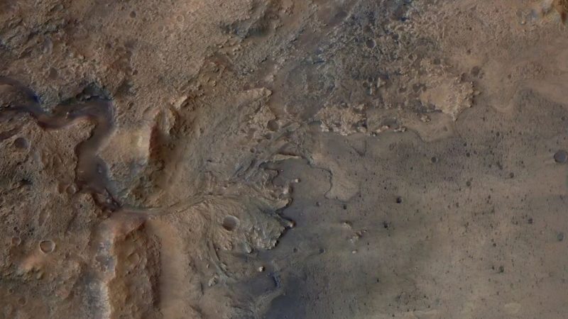 Depois que a água desapareceu, minerais salgados permaneceram na superfície - NASA/ND Mais