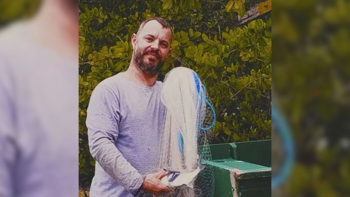 Homem morre afogado enquanto pescava em SC e mãe desabafa: ‘Que grande dor no meu coração’