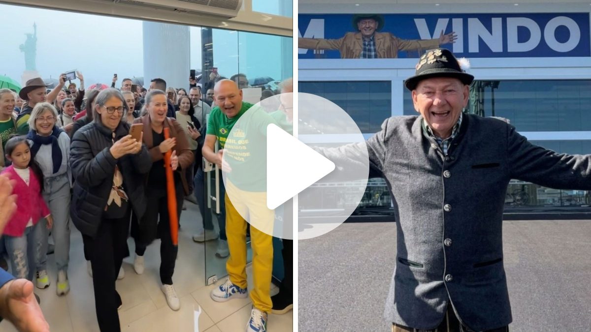 VÍDEO: Multidão espera abertura de megaloja da Havan de R$ 100 milhões durante a inauguração do empreendimento em SC - Foto