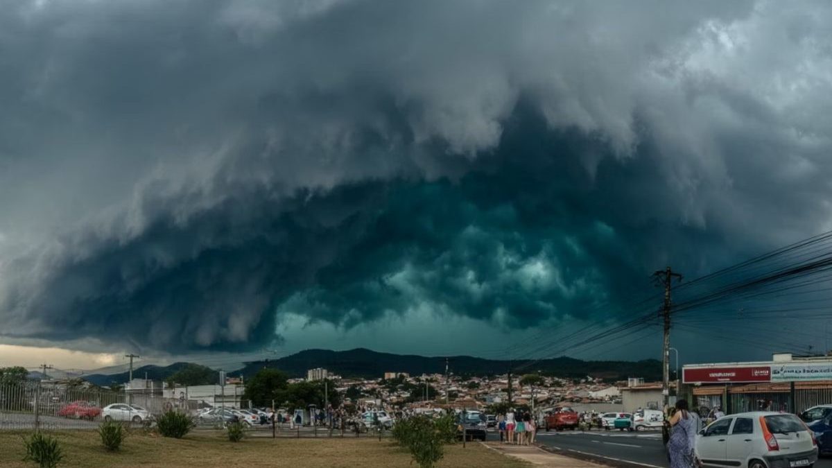 Alerta laranja: Inmet prevê chuva forte, temporais e ventos de até 100 km/h em 6 estados do Brasil
