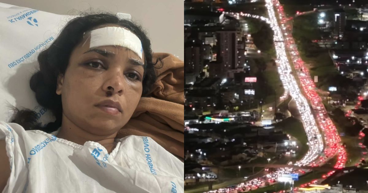 ‘Por pouco não caí da ponte’: passageira que sofreu acidente na Pedro Ivo Campos havia começado em emprego novo há 1 mês e pede ajuda em recuperação