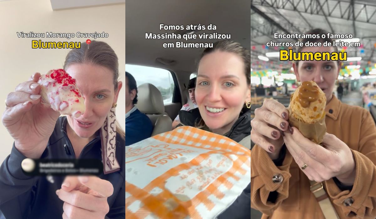 Jessica Bosco, influenciadora de Blumenau, viralizou após vídeo experimentando massinha