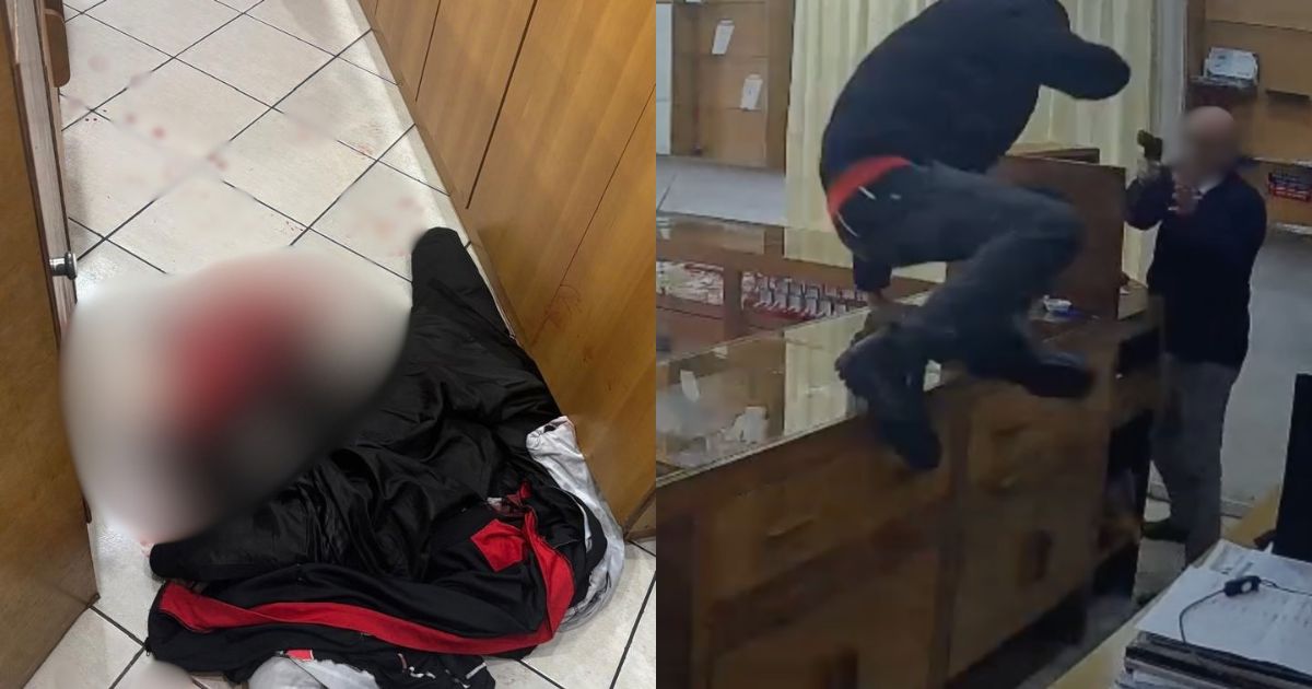 VÍDEO: Foragido por roubo entra em joalheria para ver alianças, saca arma, pula balcão e acaba baleado pelo proprietário em Itajaí