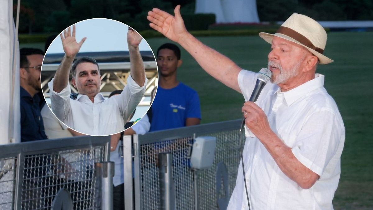 Após soprar velinhas, Lula comenta fuga de Flávio Bolsonaro do Brasil: ‘Lambe-botas dos EUA’