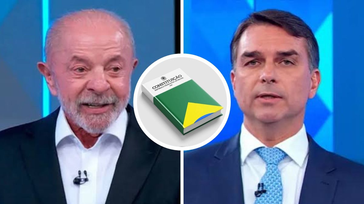 Lula votou contra a Constituição de 1988? Entenda tema abordado por Flávio Bolsonaro no último debate entre presidenciáveis