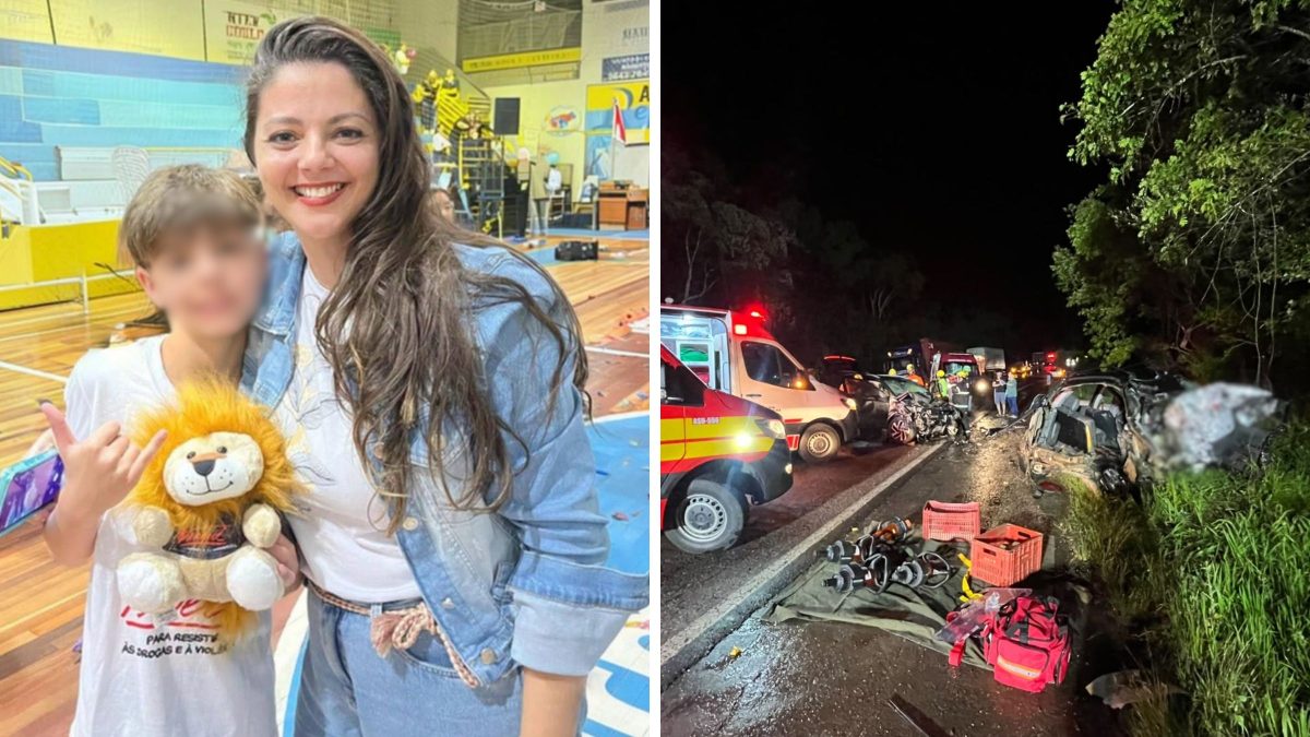 Mãe e filho de 12 anos que morreram em acidente violento na BR-280 em SC são identificados: ‘Ainda sem acreditar’