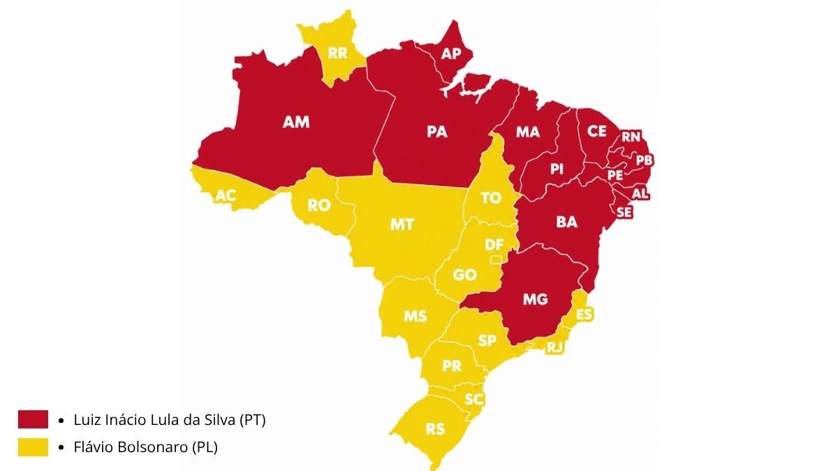 Resultado das eleições 2026 em números: quantos votos Lula e Flávio tiveram no Brasil e no exterior